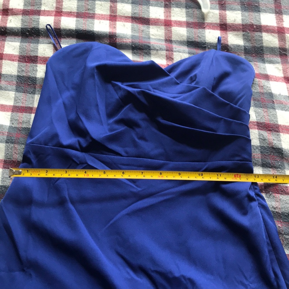 NWT Royal Blue Strapless Dress - Picture 6 of 7